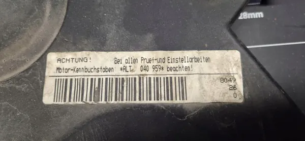 Kamkåpa Audi A4 B6 B7 2.0 ALT image 3