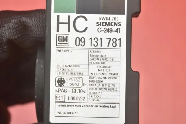 OEM 09355929 Sleutellusmodule voor Opel Astra II image 8