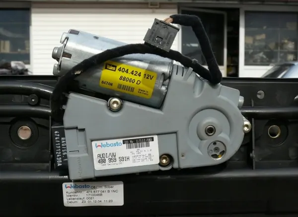 Motor de teto solar Audi A6 C6 OEM 4F5877041B 4B0959591H image 6