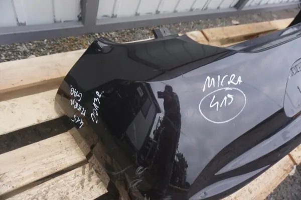 Paraurti posteriore Nissan Micra K13 2013 Nero OEM image 2