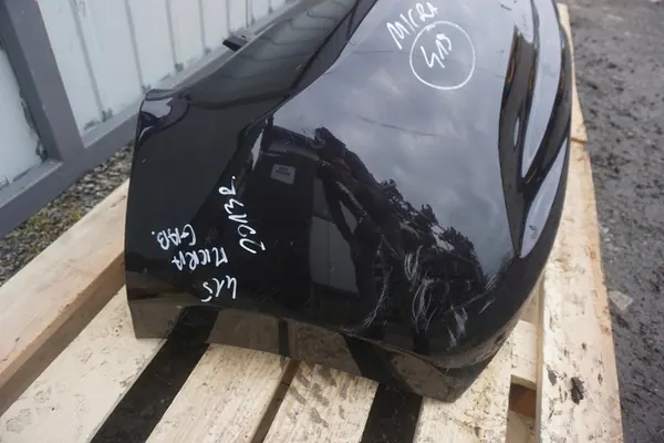 Paraurti posteriore Nissan Micra K13 2013 Nero OEM image 3