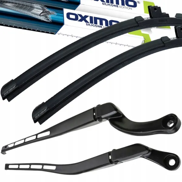 Oximo Torkarblad + Torkararmar Set för Audi A4 B6 B7 2000-2007 OEM PYRO-RWW-029 image 2