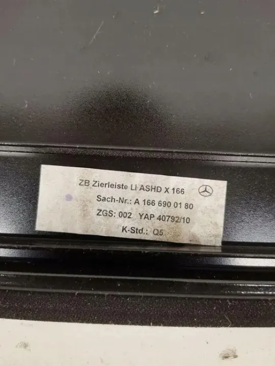 Mercedes-Benz GLS X166 Kattojousi vasen OEM A1666900180 image 6