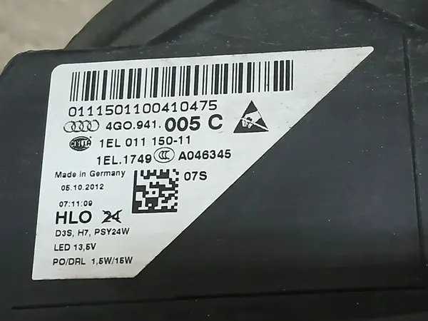 AUDI A6 C7 LINKER XENONSCHEINWERFER 4G0 941 005C image 4