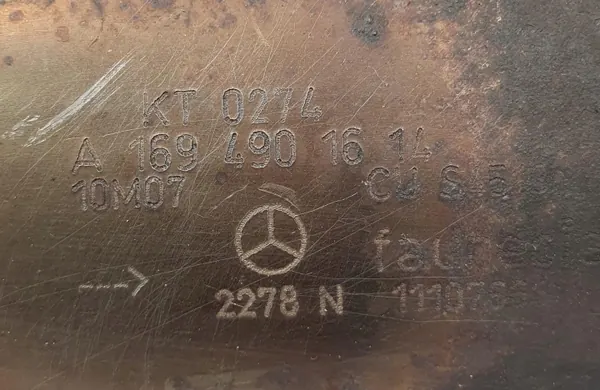 Colector de escape Mercedes OEM A1694901614 image 3
