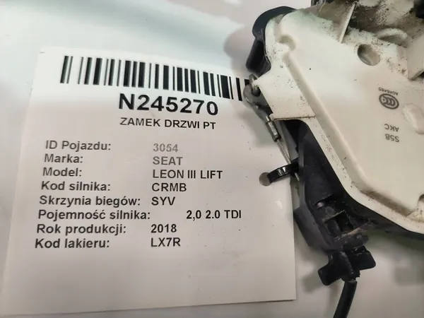 Dörrlås PT 5K4839016AF SEAT LEON III LIFT image 4