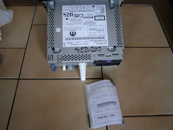 Rádio OEM 07355857890 com código para Ducato Jumper image 3