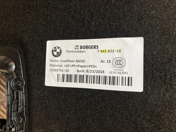 Bagagegolvsräls Set OEM 7445822 för BMW X3 G01 image 4