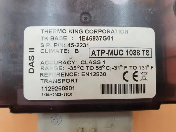 MODULE D'ENREGISTREMENT DE TEMPÉRATURE THERMO KING DAS II ATP-MUC 1038 TS image 2