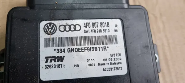 Módulo de travão de mão Audi A6 S6 C6 OEM 4F0907801B image 3