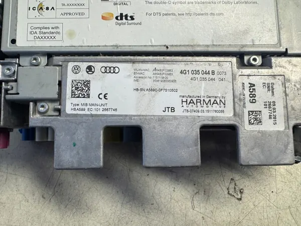 Audi A6 C7 MMI-navigointiyksikkö OEM 4G1035044B image 6