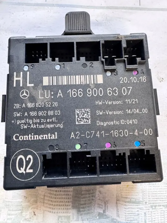 Módulo porta traseira esquerda OEM 1669006307 Mercedes ML W166 image 2