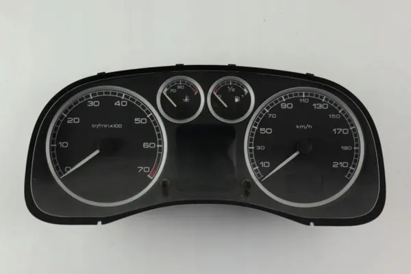 Peugeot 307 Hastighetsmätare OEM 9645768480E 2001-2005 image 2