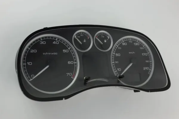 Peugeot 307 Hastighetsmätare OEM 9645768480E 2001-2005 image 3