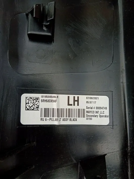 Vordere Säulenabdeckung Chrysler Pacifica Hybrid II 5RH53DX9AF image 3