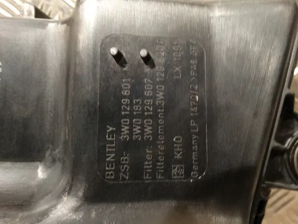 Ilmansuodatinrakennelma Bentley GT GTC image 4