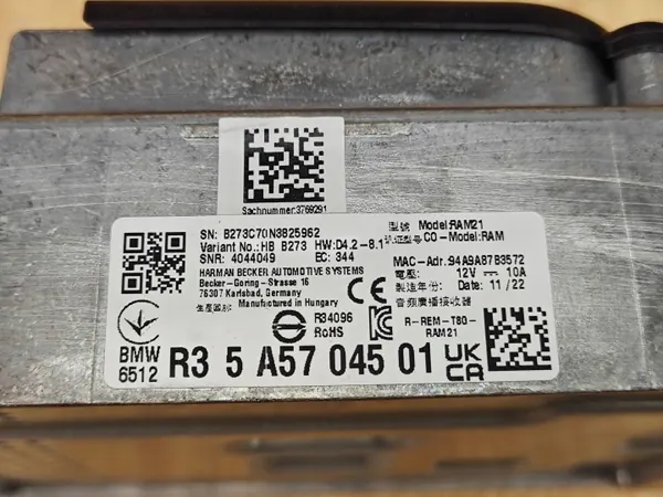 Äänenvahvistin OEM 5A57045 BMW G30 G20 G11 image 6