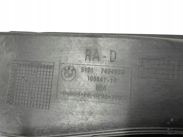 Cobertura anteparo BMW X5 G05 LCI OEM 7424939 image 4