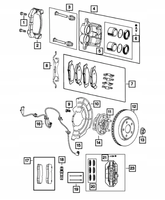 Pyörännapa OEM 52124767AE Dodge/Jeep image 3