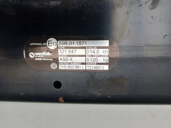 Reboque VW TRANSPORTER T5 T6 7H0803881L image 5