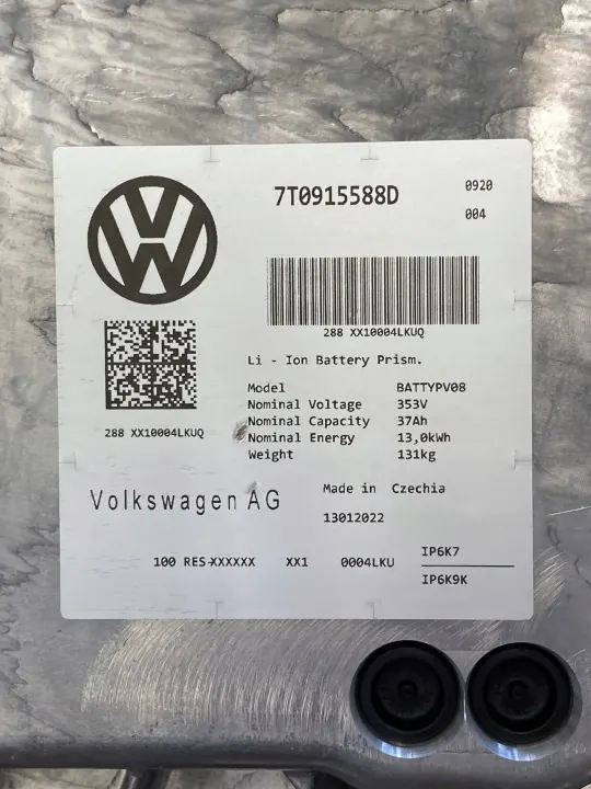 Batterie OEM 7T0915588D 37Ah pour VW T7 Hybride image 5