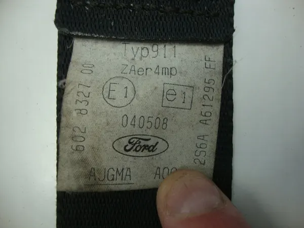 OEM 603844800 Cinto dianteiro esquerdo para Ford Fiesta MK5 image 4