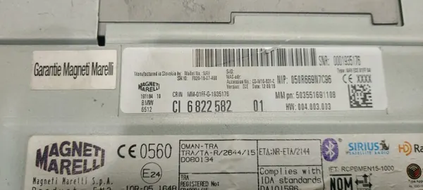 Rádio CD BMW OEM 6822582 com Navegação image 7