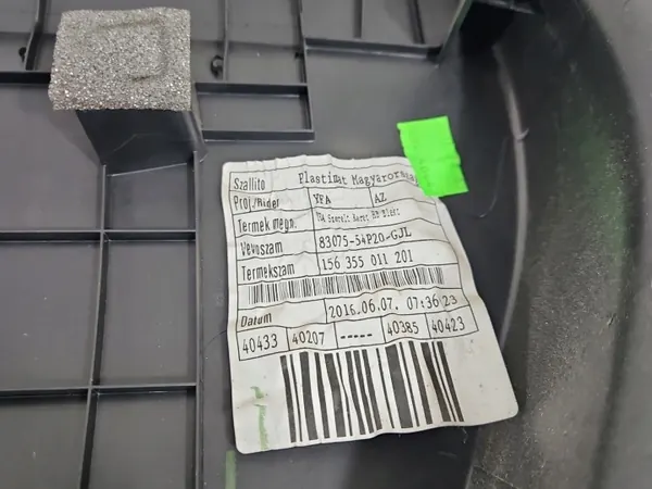 OEM 83744-54P1L Linker Achterdeur Bekleding Suzuki image 5