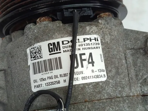 Opel Astra J 1.6 16V ilmastointikompressori 13335250 image 6