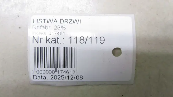 Audi Q3 8U Vasen Etu-Raapimislista OEM 118/119 image 5
