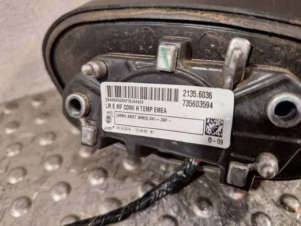 Oikea Ulkoinen Peili 7 Pin Fiat 500X 13- OEM 735603594 image 3