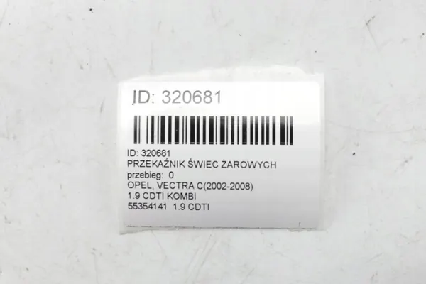 Glödstiftrelä OEM 55354141 för Opel Astra H 1.7/1.9 CDTI image 5