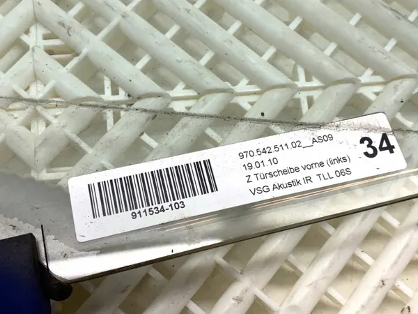 Vidro Duplo Dianteiro Esquerdo OEM LORK-2148-32065 Porsche Panamera image 4