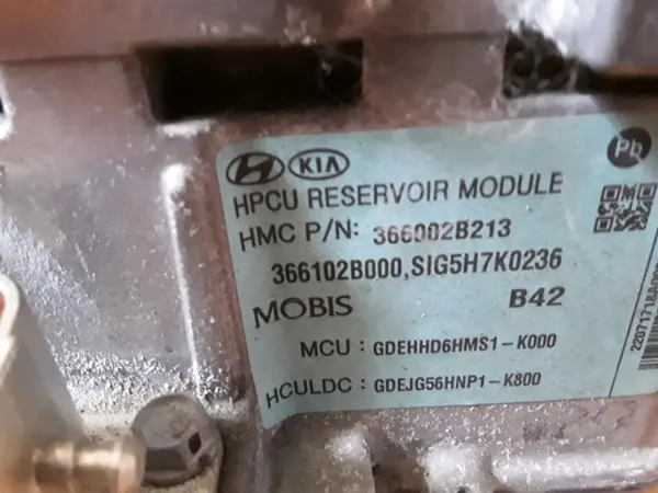 Volant moteur OEM 366102B000 pour Kia Niro 1.6 GDI image 5