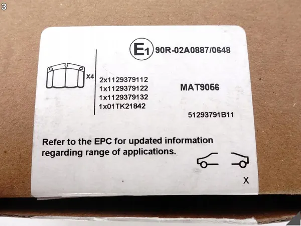 Pastillas de freno traseras OPEL INSIGNIA B II 17-22 OE image 4