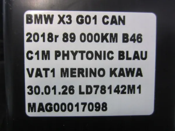 Inlaatkanaal links OEM 51747400005 voor BMW X3/X4 image 10