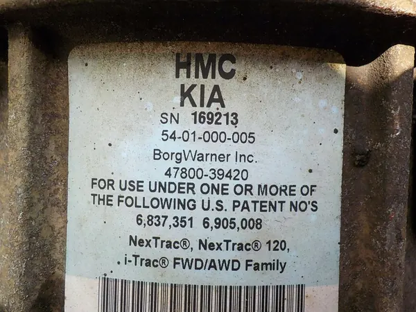 HYUNDAI SANTA FE II DIFFERENTIAL 47800-39420 image 2