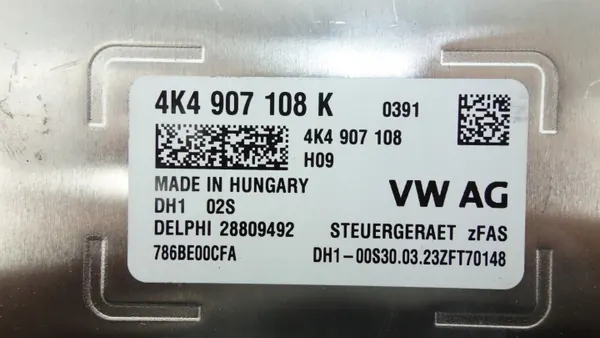 Module de contrôle caméra Audi 4K4907108K - Occasion image 6