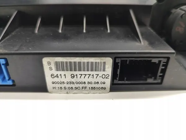 Panel climatización delantero BMW 5 E60 E61 OEM 9177717 image 6