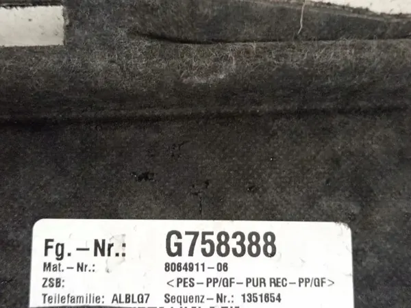BMW 8064911 Achterkofferplank voor 7 Serie G11 G12 image 4