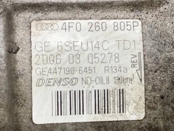Compressore Aria Condizionata Audi A6 C6 4F0260805P image 5