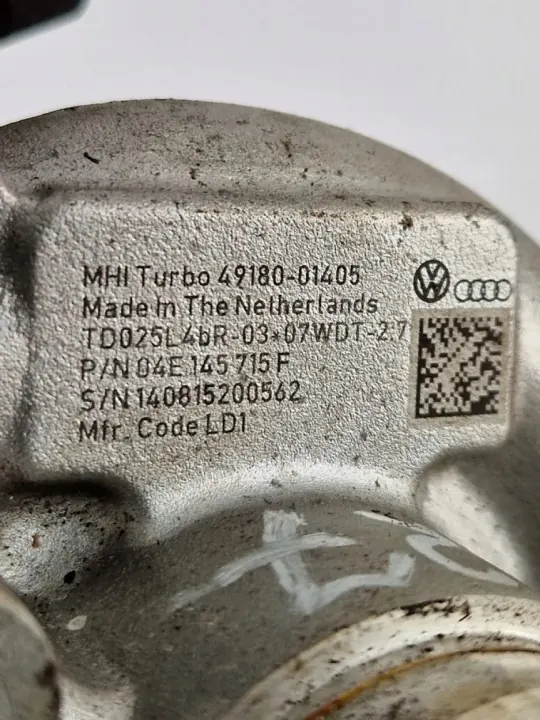 Turbo VW Passat B8 1.4L Diesel 110kW OEM 04E145715F image 4
