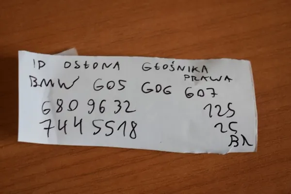 OEM 6809632 Oikea Kaiutinkansi BMW G05 G06 G07 image 7