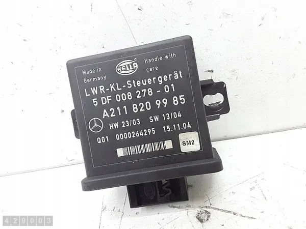 ECU Mercedes 211 2005 A2118209985 image 2