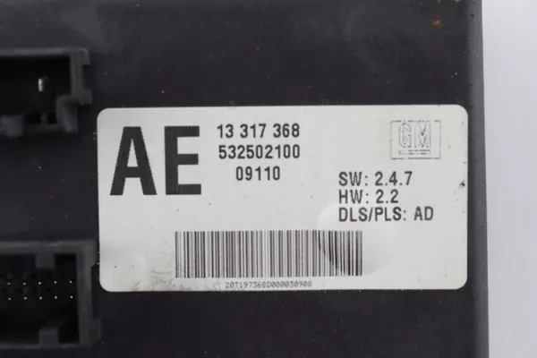 Ajovalomoduuli OEM 13317368 Opel Insignia A:lle image 3