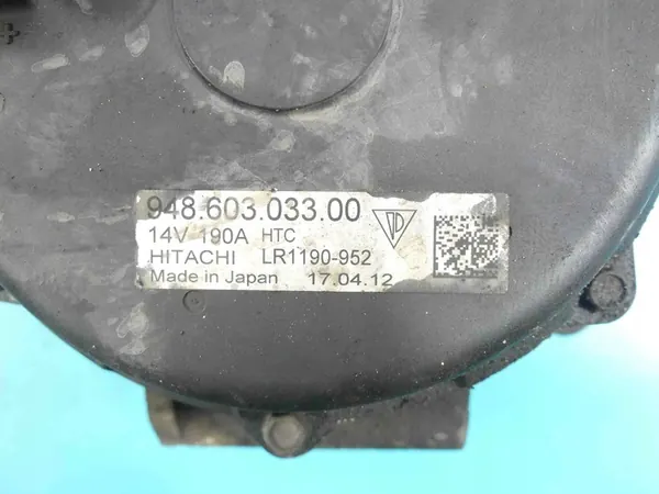 ALTERNATOR PORSCHE CAYENNE II 4.8 TURBO image 6