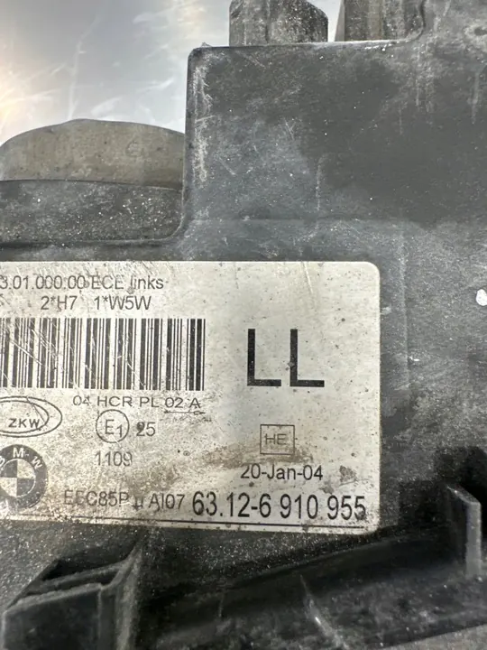 Lanterna Frontal Esquerda, BMW E46 63126910955 image 9