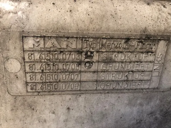 OEM 81615100711 Vasen ohjaamon porras MAN TGA image 6