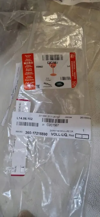 Etulasi-Kromilista OEM C2C7967 Jaguar XJ image 5