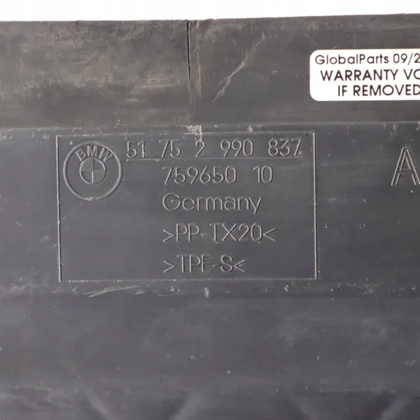 Junta cobertura inferior radiador BMW X1 E84 OEM 2990837 image 8